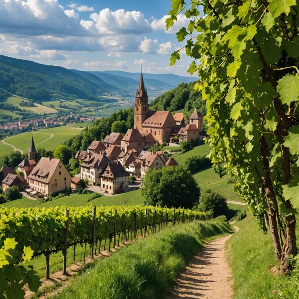 Quels sont les meilleurs itinéraires pour une randonnée sur la route des vins en Alsace?
