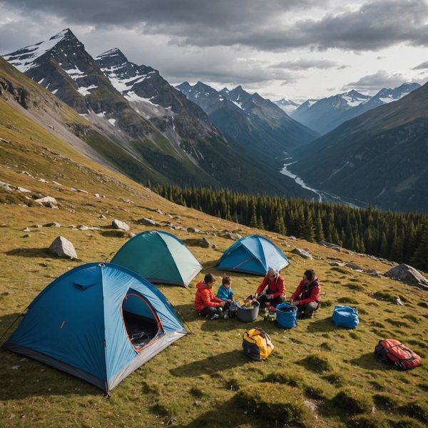 Quelles sont les meilleures pratiques pour camper en région d'altitude avec des enfants?